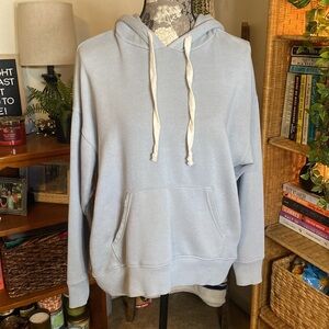 Aerie Oversized Light Blue Hoodie